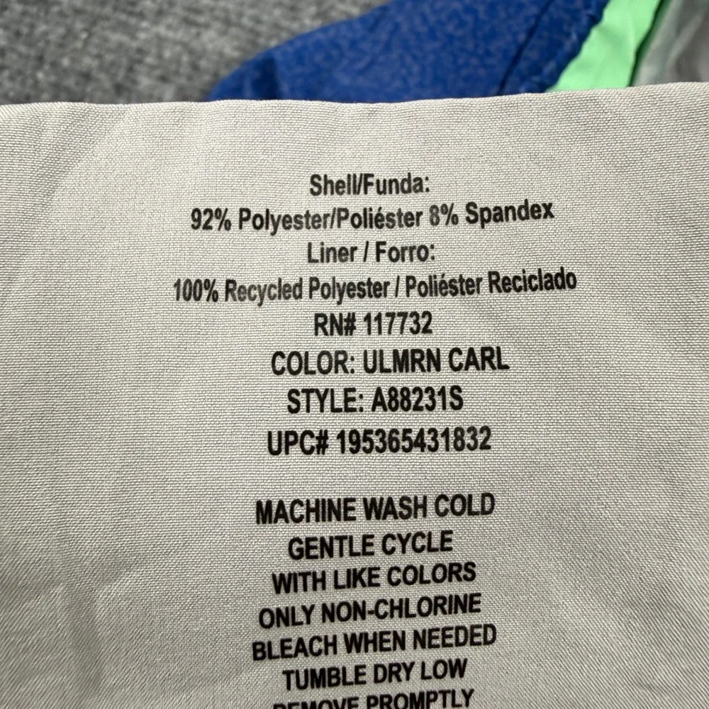 ZeroXposur Swim Trunks XXL Blue Patterned Stretch Board‎ Shorts Mens